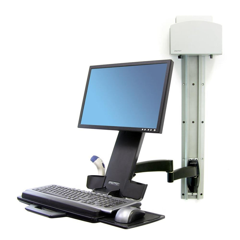 Combo Arm Wall Computer System, 200 Series, (black) – Lucinda
